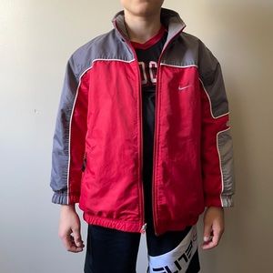 Reversible Nike coat, Red and Grey,